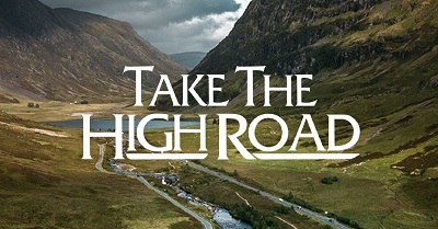 Title and background of loch for Take The High Road